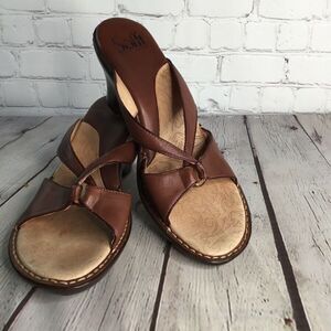 Sofft Women's Wedges Heels Sandals Size 10M